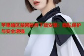 苹果暗区禁网软件下载安装：隐私保护与安全增强