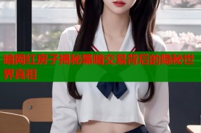 暗网红房子揭秘黑暗交易背后的隐秘世界真相
