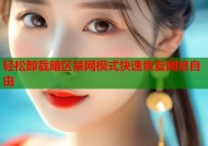 轻松卸载暗区禁网模式快速恢复网络自由