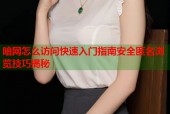 暗网怎么访问快速入门指南安全匿名浏览技巧揭秘