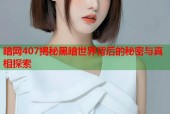 暗网407揭秘黑暗世界背后的秘密与真相探索