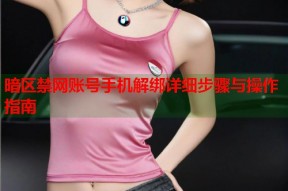 暗区禁网账号手机解绑详细步骤与操作指南