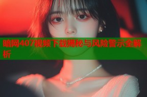 暗网407视频下载揭秘与风险警示全解析