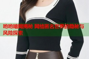 哟哟暗网揭秘 网络匿名世界的隐秘与风险探索