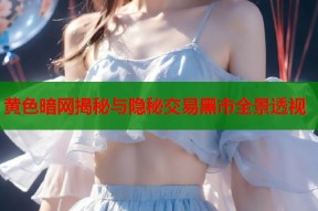 黄色暗网揭秘与隐秘交易黑市全景透视