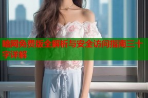 暗网免费版全解析与安全访问指南三十字详解