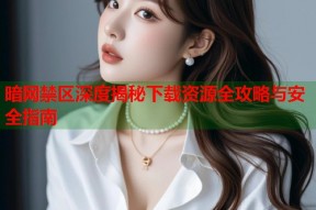 暗网禁区深度揭秘下载资源全攻略与安全指南