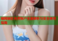 暗网禁区免费账户全面解析与安全使用指南