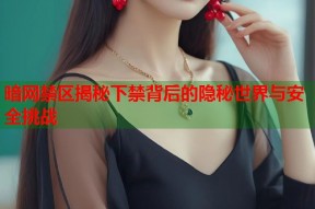 暗网禁区揭秘下禁背后的隐秘世界与安全挑战