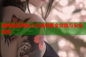 暗网禁区揭秘之在线观看全攻略与安全指南