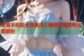 安卓手机安全快速进入暗网详细操作指南解析