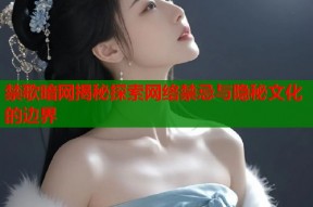 禁歌暗网揭秘探索网络禁忌与隐秘文化的边界