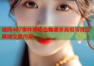 暗网407事件揭秘血腥虐杀真相与背后黑暗交易内幕