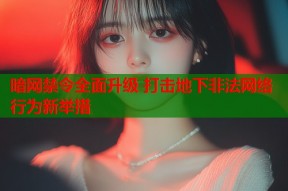 暗网禁令全面升级 打击地下非法网络行为新举措