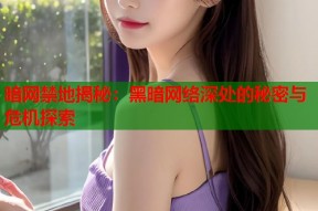 暗网禁地揭秘：黑暗网络深处的秘密与危机探索