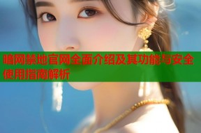 暗网禁地官网全面介绍及其功能与安全使用指南解析