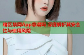 暗区禁网App靠谱吗 深度解析其安全性与使用风险