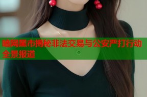 暗网黑市揭秘非法交易与公安严打行动全景报道
