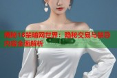 揭秘18禁暗网世界：隐秘交易与禁忌内容全面解析