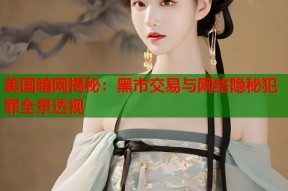 美国暗网揭秘：黑市交易与网络隐秘犯罪全景透视