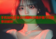 手机如何安全访问暗网详细步骤与注意事项解析
