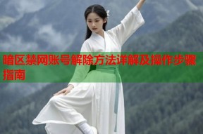 暗区禁网账号解除方法详解及操作步骤指南