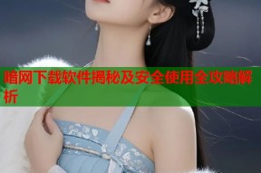 暗网下载软件揭秘及安全使用全攻略解析