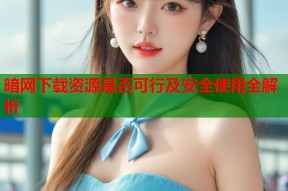 暗网下载资源是否可行及安全使用全解析