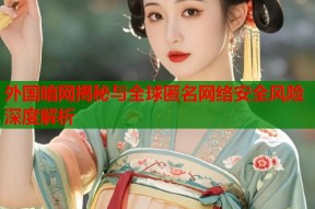 外国暗网揭秘与全球匿名网络安全风险深度解析