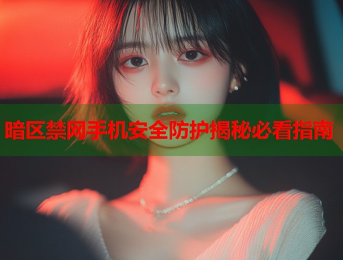 暗区禁网手机安全防护揭秘必看指南  第1张