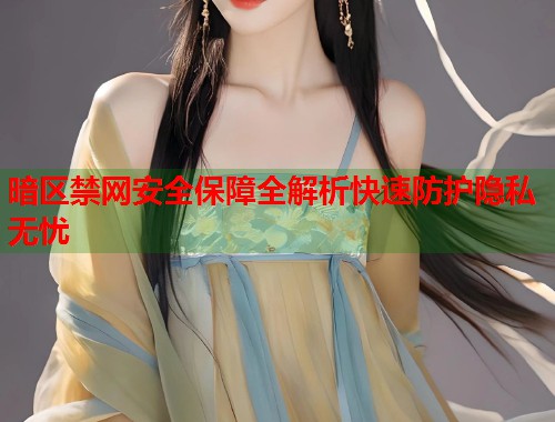 暗区禁网安全保障全解析快速防护隐私无忧  第1张