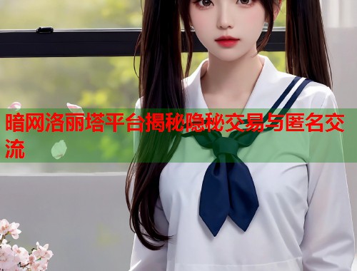 暗网洛丽塔平台揭秘隐秘交易与匿名交流  第1张