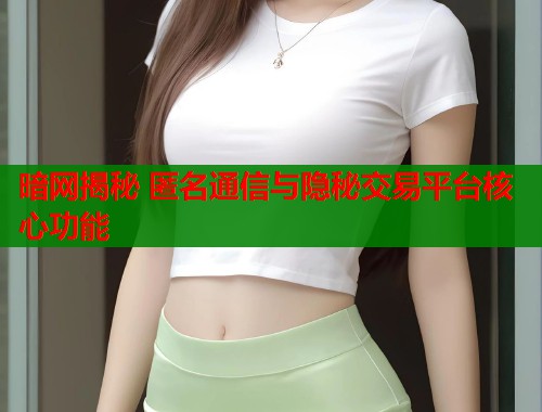 暗网揭秘 匿名通信与隐秘交易平台核心功能  第1张