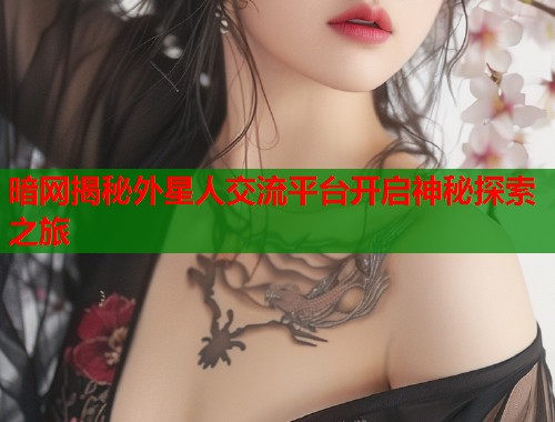 暗网揭秘外星人交流平台开启神秘探索之旅  第1张
