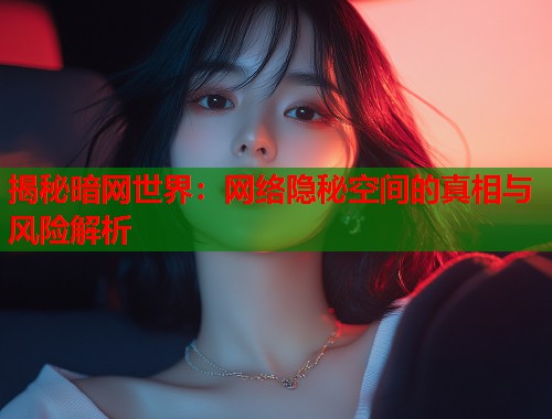 揭秘暗网世界：网络隐秘空间的真相与风险解析  第1张