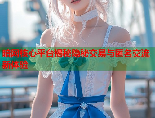 暗网核心平台揭秘隐秘交易与匿名交流新体验  第1张