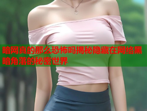暗网真的那么恐怖吗揭秘隐藏在网络黑暗角落的秘密世界  第2张
