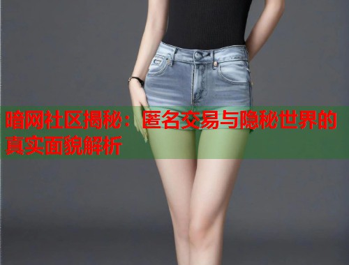暗网社区揭秘：匿名交易与隐秘世界的真实面貌解析  第1张