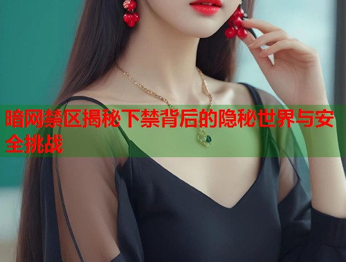 暗网禁区揭秘下禁背后的隐秘世界与安全挑战  第1张
