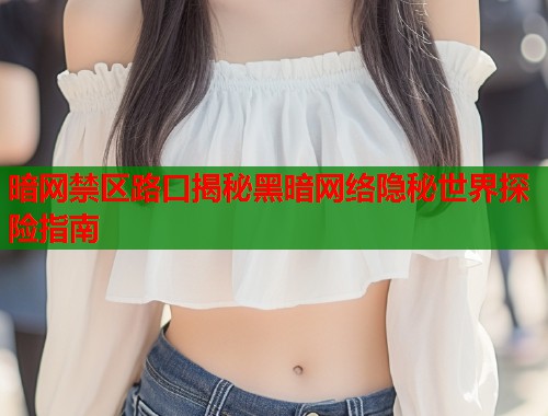 暗网禁区路口揭秘黑暗网络隐秘世界探险指南  第1张