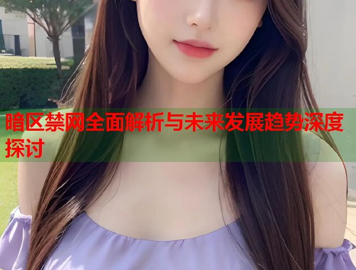 暗区禁网全面解析与未来发展趋势深度探讨  第1张