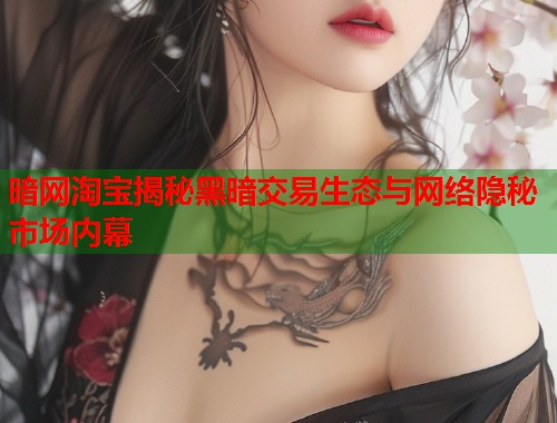 暗网淘宝揭秘黑暗交易生态与网络隐秘市场内幕  第1张