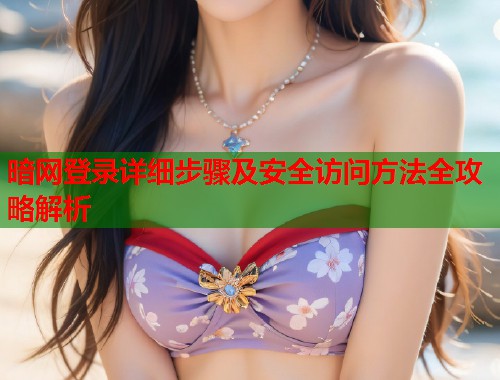 暗网登录详细步骤及安全访问方法全攻略解析  第1张