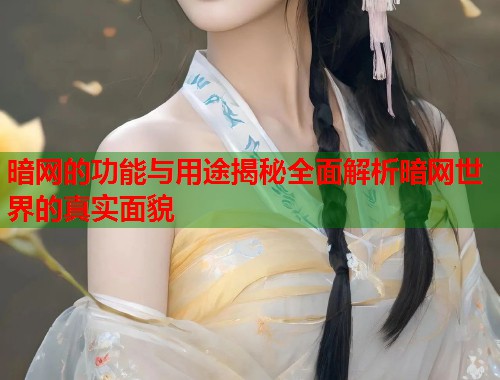 暗网的功能与用途揭秘全面解析暗网世界的真实面貌  第1张