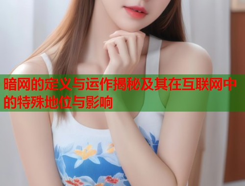 暗网的定义与运作揭秘及其在互联网中的特殊地位与影响  第1张