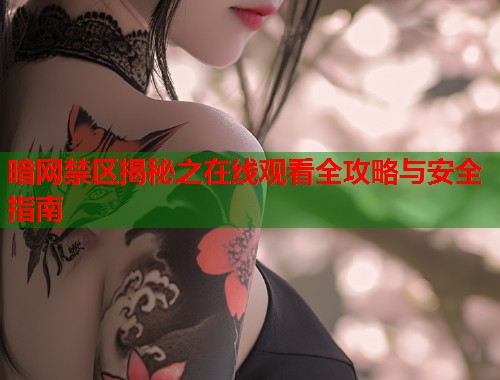 暗网禁区揭秘之在线观看全攻略与安全指南  第1张