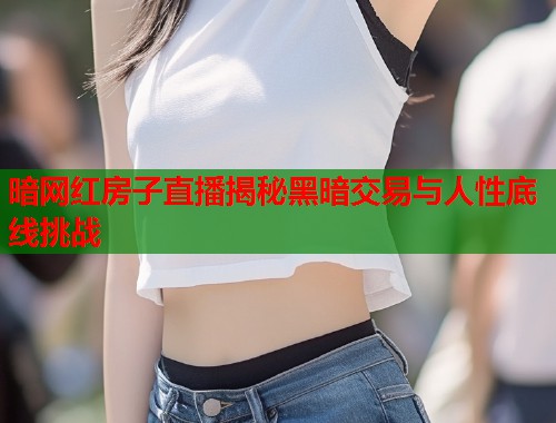 暗网红房子直播揭秘黑暗交易与人性底线挑战  第1张