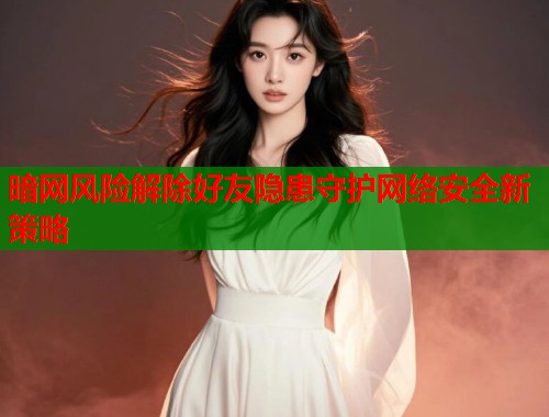 暗网风险解除好友隐患守护网络安全新策略  第1张