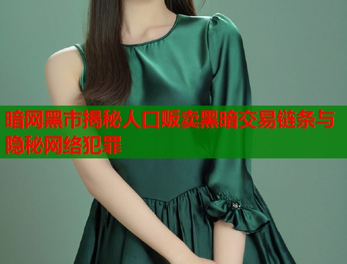 暗网黑市揭秘人口贩卖黑暗交易链条与隐秘网络犯罪  第1张