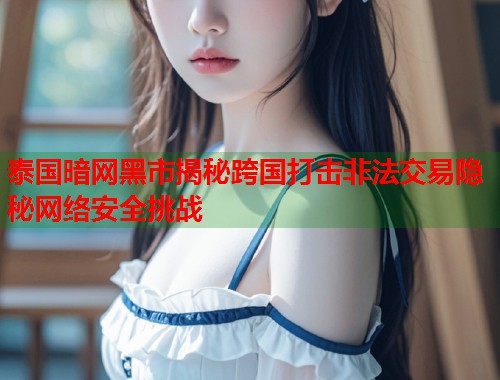 泰国暗网黑市揭秘跨国打击非法交易隐秘网络安全挑战  第1张